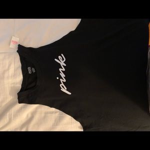 Pink twist back tank